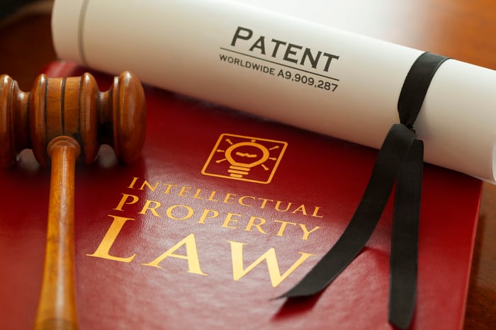 A Patent Document and Intellectual Property Law Book